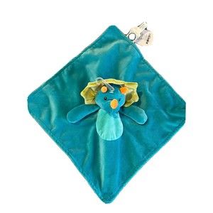 Mary Meyer Plush DINOSAUR Dino Security Blanket Lovey Baby Toy #23057 Turquoise